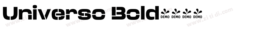 Universo Bold字体转换